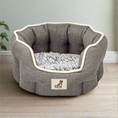 All Pond Solutions All Pet Solutions Alfie - Brown Soft Dog Bed - Size M/l - image 1