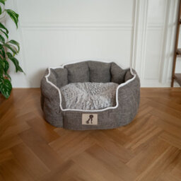 All Pond Solutions All Pet Solutions Alfie - Brown Soft Dog Bed - Size M/l - thumbnail 5