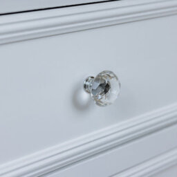 Melody Maison Pair Of White 3 Drawer Bedside Tables - Victoria Range - thumbnail 5