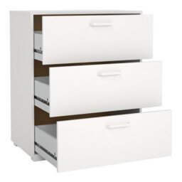 Furniture To Go Sofia Chest Of 3 Drawers In White - thumbnail 5