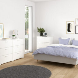Furniture To Go Sofia Chest Of 3 Drawers In White - thumbnail 6