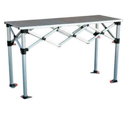 Crocodile Trading Instant Shelter 1.5M Concertina Table With Aluminium Top - image 1