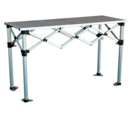 Crocodile Trading Instant Shelter 1.5M Concertina Table With Aluminium Top - thumbnail 1