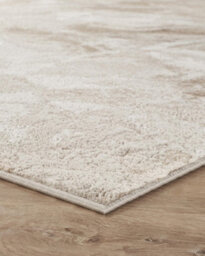 Elysium Modern Abstract Living Room Area Rug Metallic Sheen- Nebula Pearl 60Cm X 220Cm - thumbnail 5