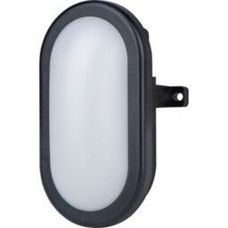 Luceco Eco Mini Oval Bulkhead Light, Ip54, 5.5W, 450Lm, 4000K, Black - thumbnail 4