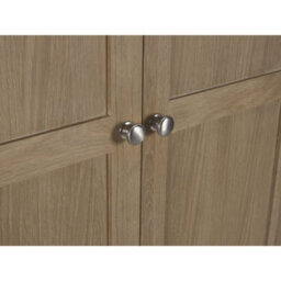 Oakham Premium Hudson Limed Oak 2 Door & 1 Drawer Wardrobe In Limed Oak - thumbnail 7