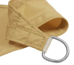 Kookaburra 5M X 4M Rectangle Waterproof Sand Garden Patio Sun Shade Sail Canopy 98% Uv Block With Free Rope - thumbnail 3