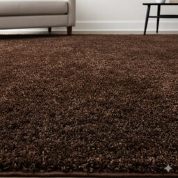 Uetian Extra Thick Heavy 5Cm Pile Soft Shaggy Rugs Modern Area Rugs Bedroom Hall Rugs Dark Brown120 X 170Cm - thumbnail 2