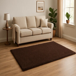 Uetian Extra Thick Heavy 5Cm Pile Soft Shaggy Rugs Modern Area Rugs Bedroom Hall Rugs Dark Brown120 X 170Cm - thumbnail 6
