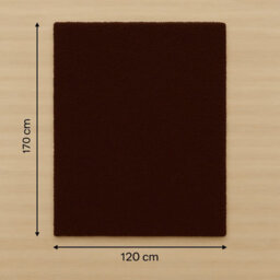 Uetian Extra Thick Heavy 5Cm Pile Soft Shaggy Rugs Modern Area Rugs Bedroom Hall Rugs Dark Brown120 X 170Cm - thumbnail 8
