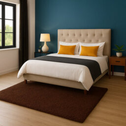 Uetian Extra Thick Heavy 5Cm Pile Soft Shaggy Rugs Modern Area Rugs Bedroom Hall Rugs Dark Brown120 X 170Cm - thumbnail 5