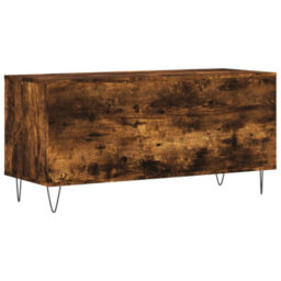 Walplus Record Cabinet Smoked Oak 100X38X48 Cm Engineered Wood - thumbnail 6