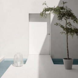 Blomus Lito Lantern Candle Holder M - White - thumbnail 3