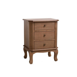 Melody Maison Pair Of 2 Dark Wood 3 Drawer Bedside Tables - Ashwell Range - thumbnail 9