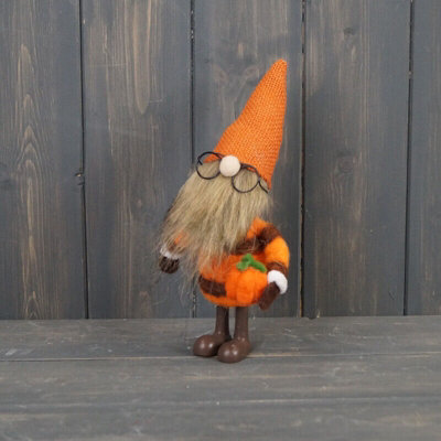 Four Candle Satchville Wool Gonk With Pumpkin - image 1