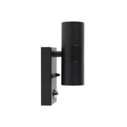 CGC Lighting Cgc Leon Black Stainless Steel Gu10 Up And Down Outdoor Wall Light Security Pir Motion Sensor - thumbnail 7