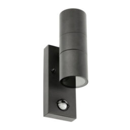 CGC Lighting Cgc Leon Black Stainless Steel Gu10 Up And Down Outdoor Wall Light Security Pir Motion Sensor - thumbnail 6