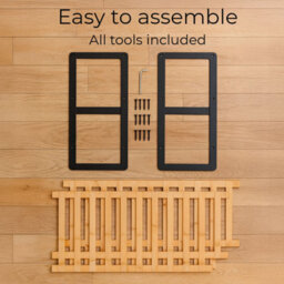 Neo 3-Tier Bamboo Shoe Rack Stand Natural Wooden Shoe Storage Shelf For Hallway Bedroom Bathroom - thumbnail 6