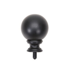 Living And Home Glossy Black Multi-Section Metal Telescopic Curtain Rod And Bracket, 183-366Cm - thumbnail 8