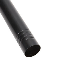 Living And Home Glossy Black Multi-Section Metal Telescopic Curtain Rod And Bracket, 183-366Cm - thumbnail 6