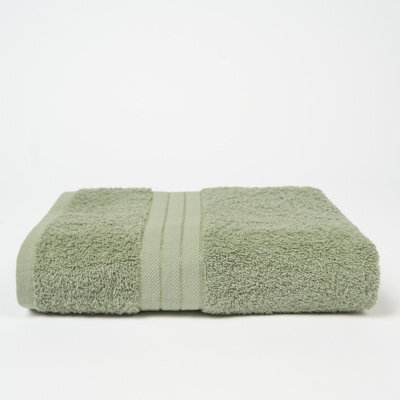 Ohs Luxury 100% Cotton Bath Towel, 70 X 115Cm - Sage Green - image 1