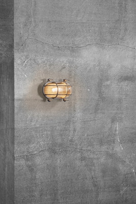 Nordlux Helford Outdoor Patio Terrace Garden Wall Light In Nickel (Height) 11Cm - image 1