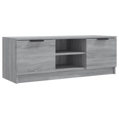 Vidaxl Tv Cabinet Grey Sonoma 102X35X36.5 Cm Engineered Wood - image 1