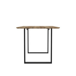 LPD Antibes Dining Table - Mdf/metal - L180 X W90 X H76 Cm - Russet/black Matte - thumbnail 3