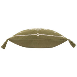 Yard Folis Embroidered 100% Cotton Cushion Cover - thumbnail 3