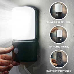 Battery Powered Led Pir Motion Sensor Outdoor Wall Light - thumbnail 2