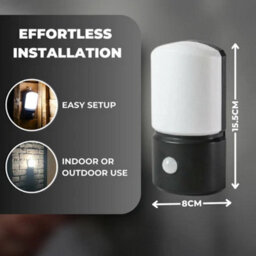 Battery Powered Led Pir Motion Sensor Outdoor Wall Light - thumbnail 3