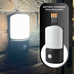 Battery Powered Led Pir Motion Sensor Outdoor Wall Light - thumbnail 4