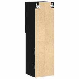 Berkfield Led Tv Cabinet 2 Pcs Black Oak 30,5X30X102 Cm Engineered Wood - thumbnail 6