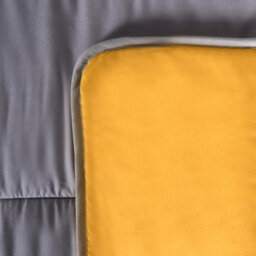 OHS Coverless 10.5 Tog Duvet & Pillowcase, Grey/ochre - King - thumbnail 7