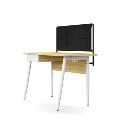 Dorel Home Freemont Office Writing Desk In White - image 1