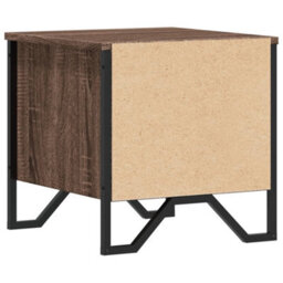 Berkfield Bedside Cabinet Brown Oak 40X41X40 Cm Engineered Wood - thumbnail 8
