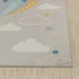 Livabliss Ankara-Kids Multicoloured Grey Blue Washable Rug For Children's Rooms 160 X 213 Cm Easy Care, Non Shedding - thumbnail 5