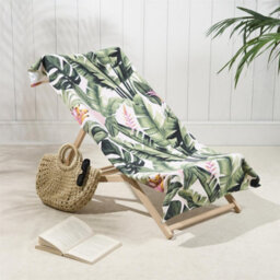 OHS Palm Leaf Towel Bath Quick Dry Summer Travel Microfibre Absorbent Swim