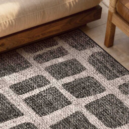The Rugs Ted Baker Indoor Outdoor Flatweave Ruskin Rug Reversible In Black - thumbnail 2