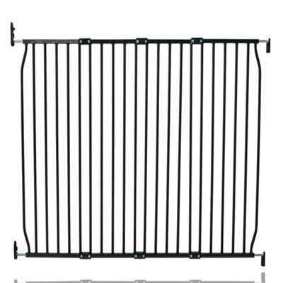 Safetots Screw Fit Metal Baby Gate, Black, 130Cm - 140Cm - image 1