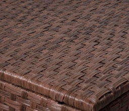 7 Piece Rattan Garden Furniture Set, 6 Seater Corner Sofa With Coffee Table - Brown - thumbnail 6
