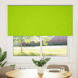 Berkfield Durable Roller Blind Blackout Leaves Green 155X150 Cm Fabric Width 151.6 Cm Polyester - thumbnail 1