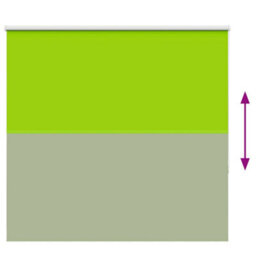 Berkfield Durable Roller Blind Blackout Leaves Green 155X150 Cm Fabric Width 151.6 Cm Polyester - thumbnail 9