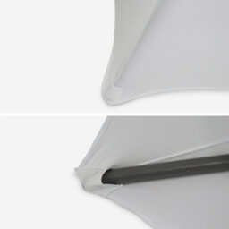 Sweeek. Pair Of Protective Covers For Event Tables Gala White 80X80X110 Cm - thumbnail 3