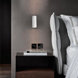 Long Life Lamps Company Matt White Finish Stainless Steel Up Down Wall Light Gu10 Ip20 Indoor Use Zlc056W - thumbnail 7