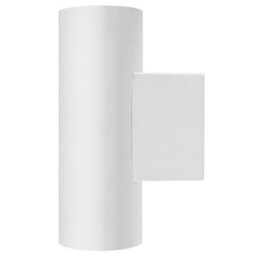 Long Life Lamps Company Matt White Finish Stainless Steel Up Down Wall Light Gu10 Ip20 Indoor Use Zlc056W - thumbnail 3