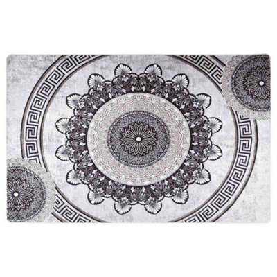 Berkfield Durable Rug Washable 160X230 Cm Multicolour Anti Slip - image 1