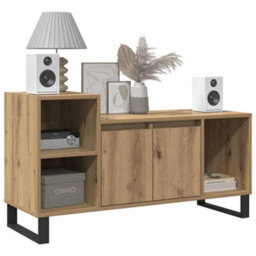 Berkfield Stylish Tv Cabinet Artisan Oak 100X35X55 Cm Engineered Wood - thumbnail 3
