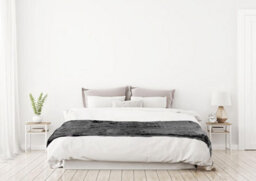 Pagnanno. Faux Fur Mink Throw Fluffy Warmth Bed Throws Flannel Fleece Blanket,(1, Charcoal, King 200X240Cm) - thumbnail 2