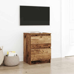Berkfield Tv Cabinet Old Wood 40X35X54 Cm Engineered Wood - thumbnail 1